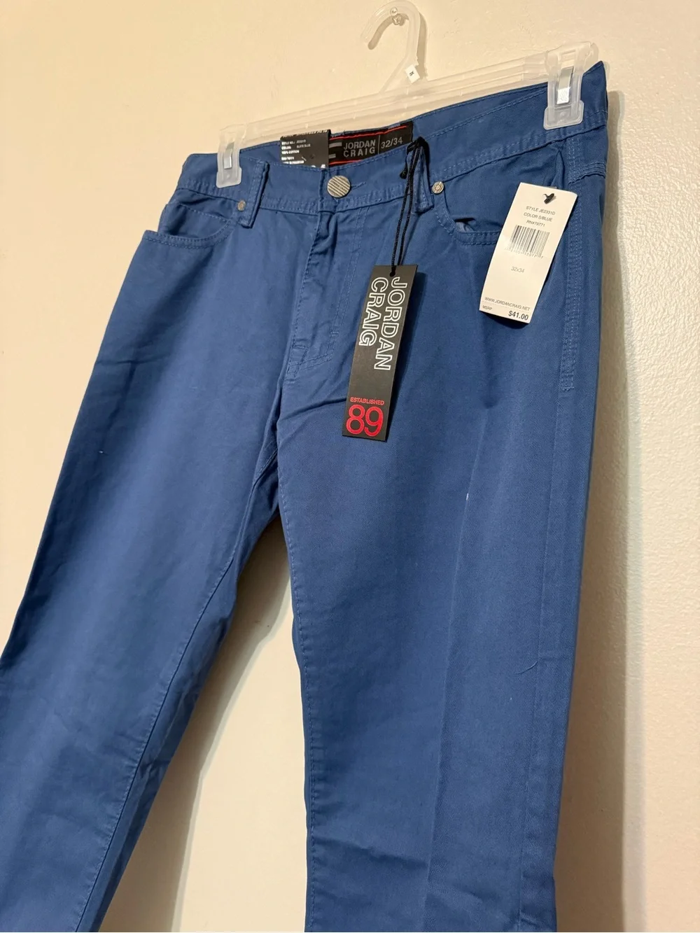 Jordan Craig Men's Navy Bootcut Jeans